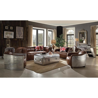 Brancaster Sofa in Retro Brown Top Grain Leather